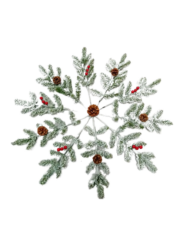 Andra speciella juldekorationer i form av snöflinga-SWFL206002