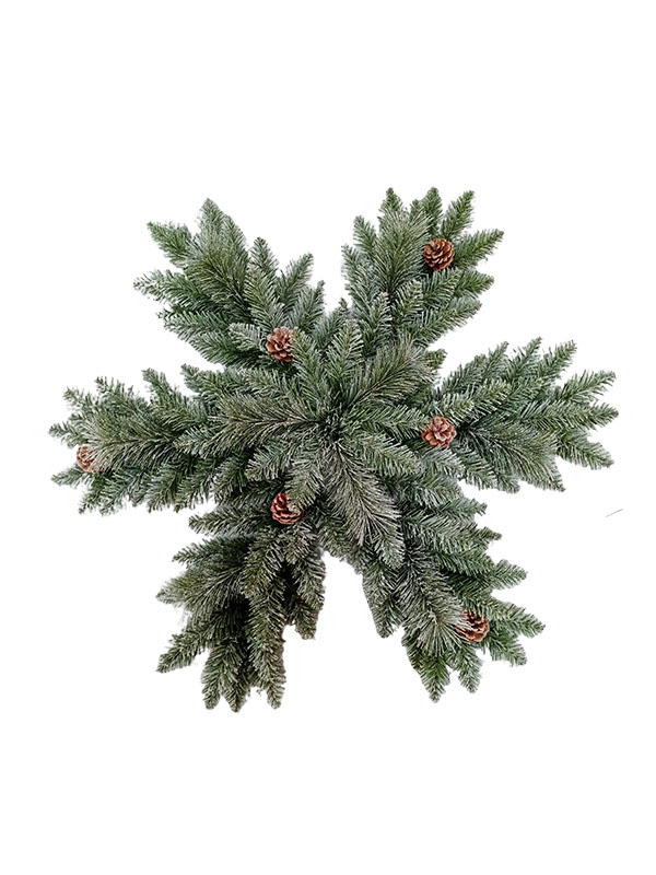 Andra speciella juldekorationer i form av snöflinga med kottar