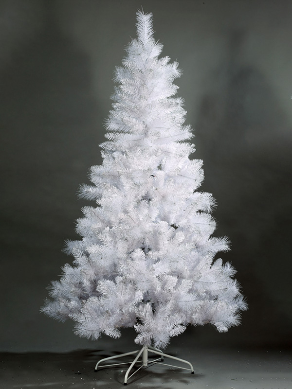 180 cm tallnål och PVC blandad vit julgran